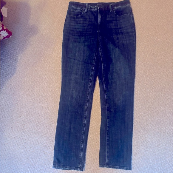 Talbots dark wash straight leg high waist jeans size 8 - Picture 1 of 4